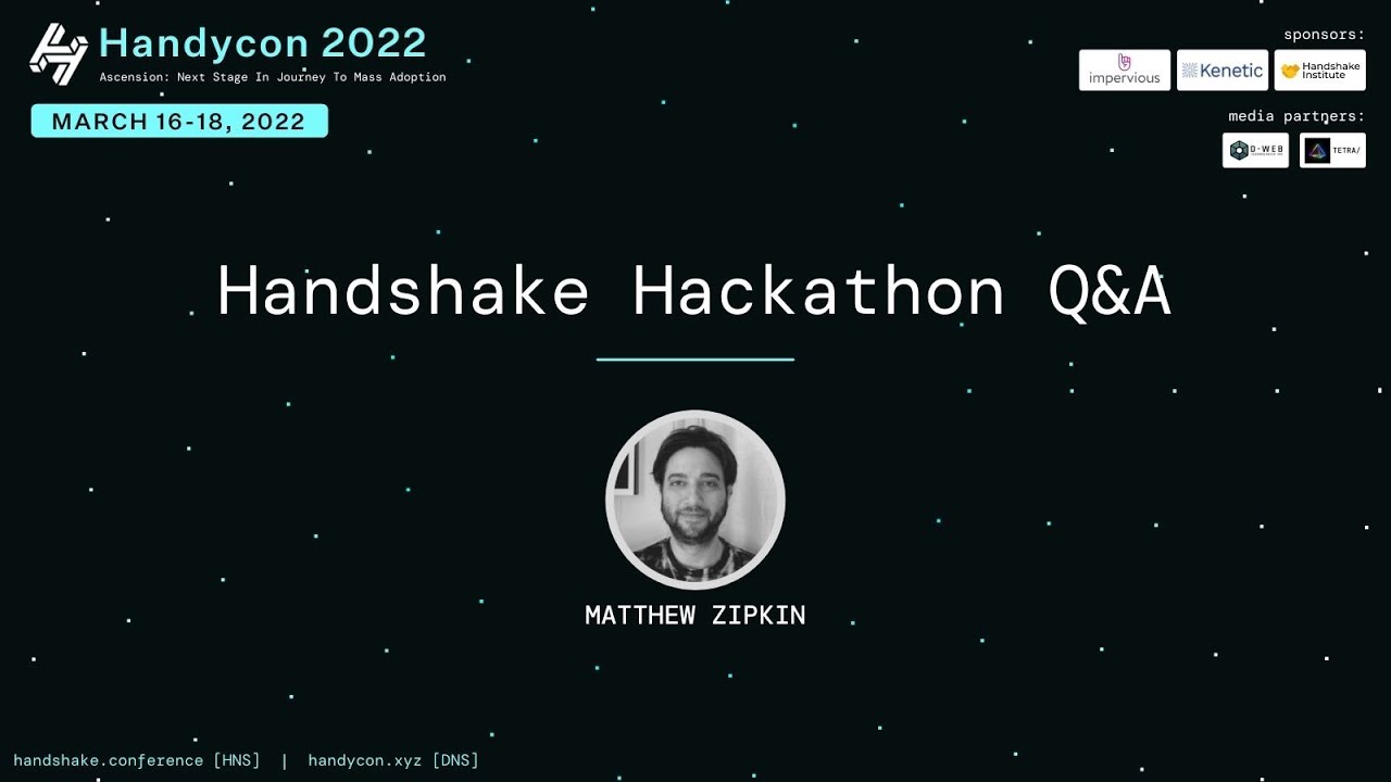 Featured image for “Handshake Hackathon Speaker / Q&A”