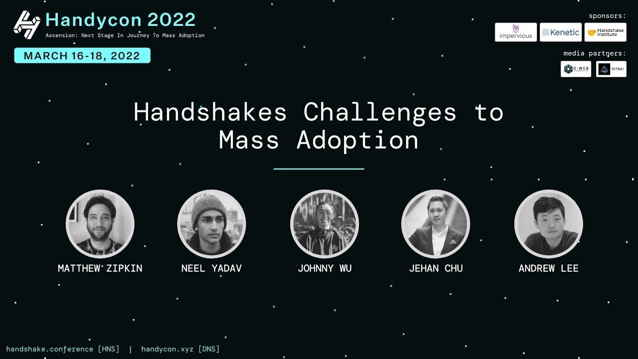 Featured image for “Handshakes Challenges to Mass Adoption”