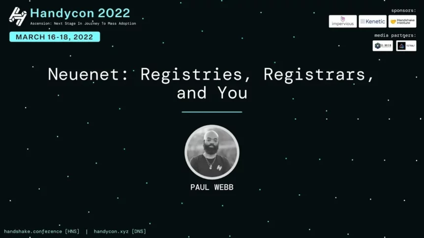 Neuenet- Registries, Registrars, and You