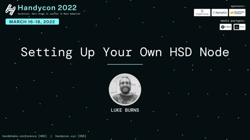 Setting Up Your Own HSD Node